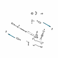 OEM 2004 Infiniti FX45 Socket Kit-Tie Rod, Inner Diagram - 48521-CG025