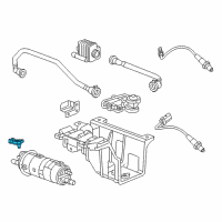 OEM 2018 Cadillac CT6 Tank Pressure Sensor Diagram - 13574913