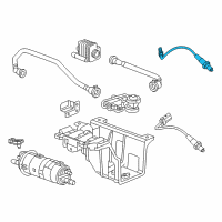 OEM 2019 Buick Regal Sportback Lower Oxygen Sensor Diagram - 12669969