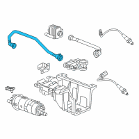 OEM Chevrolet Volt Vacuum Hose Diagram - 23147066