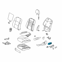 OEM Lexus GS F Switch Assy, Power Seat Diagram - 84920-30300