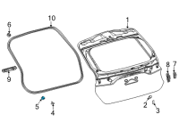 OEM 2019 Toyota RAV4 Lift Gate Plug Diagram - 90950-01948