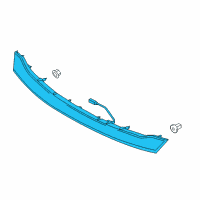 OEM 2019 Lincoln MKZ Reflector Panel Diagram - DP5Z-13A565-G