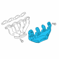 OEM Chevrolet Camaro Heat Shield Diagram - 12629723