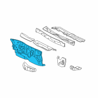 OEM 2004 Ford Taurus Dash Panel Diagram - 4F1Z-5401610-AB