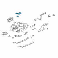 OEM Honda Civic Meter Unit, Fuel Diagram - 37800-S04-305