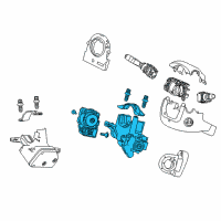 OEM 2015 Honda Accord Lock Assy., Steering Diagram - 06351-T2A-901