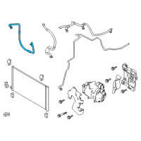 OEM 2019 Nissan Rogue Hose-Flexible, High Diagram - 92490-4BC5A