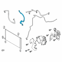 OEM Nissan Rogue Hose-Flexible, Low Diagram - 92480-4BC5A