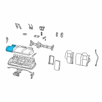 OEM 2010 Jeep Grand Cherokee Seat Cushion Foam Diagram - 5179558AA