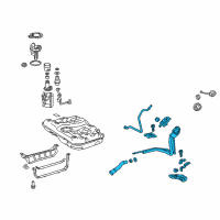 OEM 2012 Toyota Camry Filler Assembly Diagram - 77210-06180