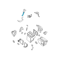 OEM 2009 Nissan Altima Hose-Heater, Outlet Diagram - 92410-JA80A