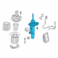 OEM 2022 BMW 330e xDrive SPRING STRUT FRONT LEFT VDC Diagram - 37-10-6-893-353