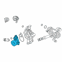 OEM 2021 BMW M340i Water Pump Diagram - 84210300309