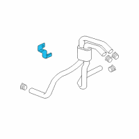 OEM 2002 Dodge Stratus Clamp-Oil Cooler Line Diagram - MR373490