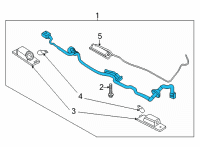 OEM Kia Seltos Lamp Assembly-License Pl Diagram - 92501Q5020