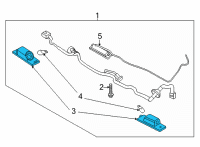 OEM Kia Seltos Lens & HSG Assembly-LICE Diagram - 92510Q5000