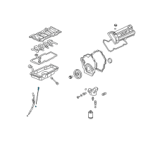 OEM Cadillac DTS Dipstick Diagram - 12585402