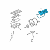 OEM Buick Valve Cover Diagram - 12588112