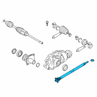 OEM 2019 BMW 740i xDrive Front Drive Shaft Assembly Diagram - 26-20-8-698-362