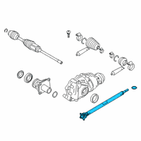 OEM 2020 BMW M8 Front Drive Shaft Assembly Diagram - 26-20-8-698-362