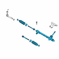 OEM Toyota Yaris iA Gear Assembly Diagram - 45510-WB006