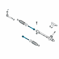 OEM Scion iA Inner Tie Rod Diagram - 45503-WB001