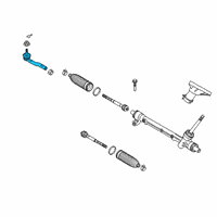 OEM 2020 Toyota Yaris Outer Tie Rod Diagram - 45047-WB002