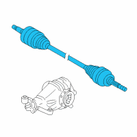 OEM 2013 Lexus IS F Shaft Assy, Rear Drive, LH Diagram - 42340-30160