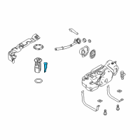 OEM Ford Expedition Fuel Gauge Sending Unit Diagram - FL1Z-9A299-C