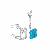 OEM Hummer Powertrain Control Module (Referbished) Diagram - 19210067