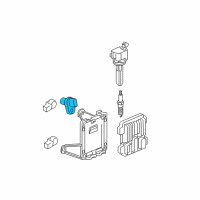 OEM Chevrolet Colorado Crankshaft Sensor Diagram - 12588097