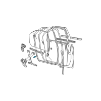 OEM Ford Freestar Glass Retainer Rivet Diagram - -W525175-S300