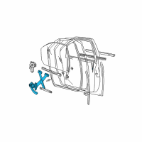 OEM 2007 Ford Freestar Regulator Diagram - 3F2Z-1623208-AA