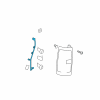 OEM Chevrolet Suburban 1500 Socket & Wire Diagram - 22787445