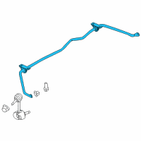 OEM Lincoln MKS Stabilizer Bar Diagram - BB5Z-5A772-A