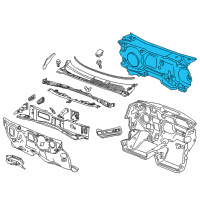 OEM 2014 Chevrolet Sonic Insulator Diagram - 95031966