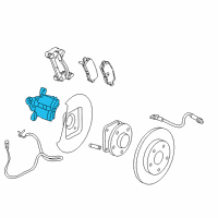 OEM 2015 Buick Regal Caliper Diagram - 22796445