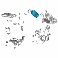 OEM 2006 Honda Accord Tube, Air Flow Diagram - 17228-RCA-A00