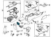 OEM 2019 Kia Niro EV Air VENTILATOR Assembly- Diagram - 97040Q4000