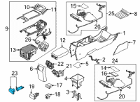OEM 2020 Kia Niro EV Accessory Socket Assembly Diagram - 95120H8100