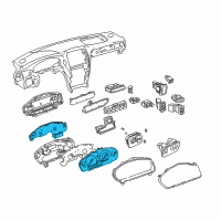 OEM 2006 Lexus LS430 Computer Sub-Assembly Diagram - 83801-50201