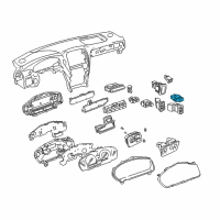 OEM 2001 Lexus LS430 Switch Assy, Hazard Warning Signal Diagram - 84332-50040