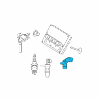 OEM 2010 Dodge Challenger Sensor-Crankshaft Position Diagram - 5149009AD