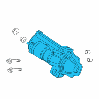 OEM 2017 Ford Transit-350 Starter Diagram - BK3Z-11002-C