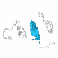 OEM 2010 Acura ZDX Exhaust Manifold Diagram - 18190-RYE-A10