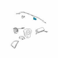 OEM 2007 Saturn Aura Side Sensor Diagram - 15921706