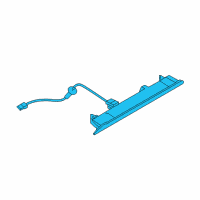 OEM 2018 Nissan Rogue Sport Stop Lamp Assembly-High Mounting Diagram - 26590-DF30B