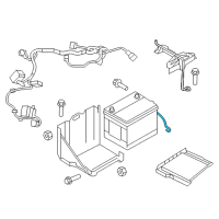 OEM 2008 Dodge Avenger Brace-Battery Tray Diagram - 5155724AB