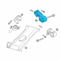 OEM 2002 Dodge Dakota Engine Mount Bracket Diagram - 52060033AB